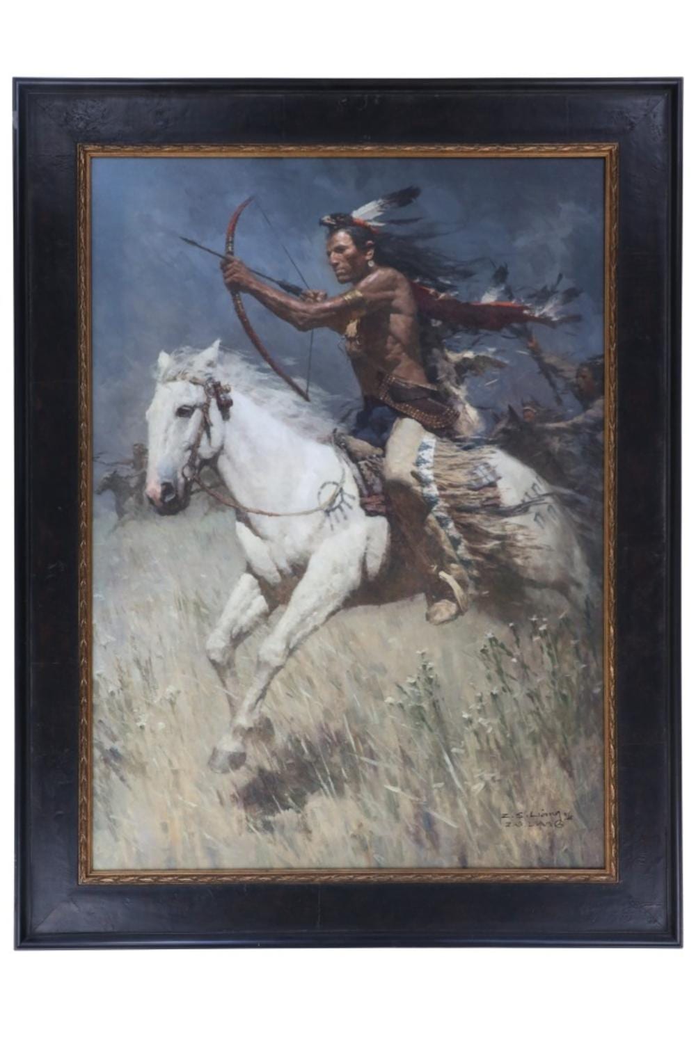 z s liang charging the enemy lim giclee print · North American Auction Company · 2026-01-24 Z.S. Liang comparable auction result: z s liang charging the enemy lim giclee print