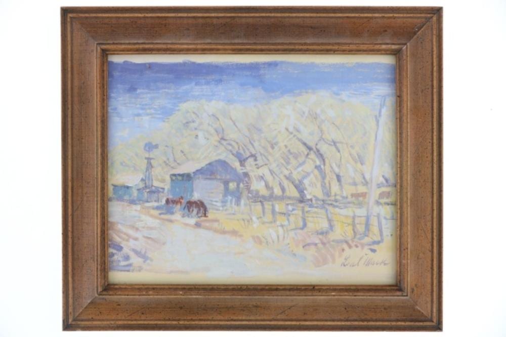 leal mack nm 1892 1962 western original oil · North American Auction Company · 2026-01-24 Leal Mack comparable auction result: leal mack nm 1892 1962 western original oil