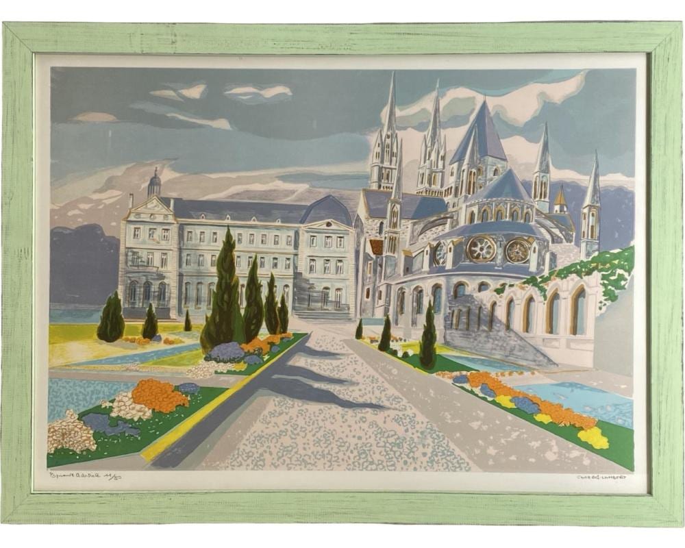 Georges Lambert comparable auction result: signed georges lambert chantrers lithograph
