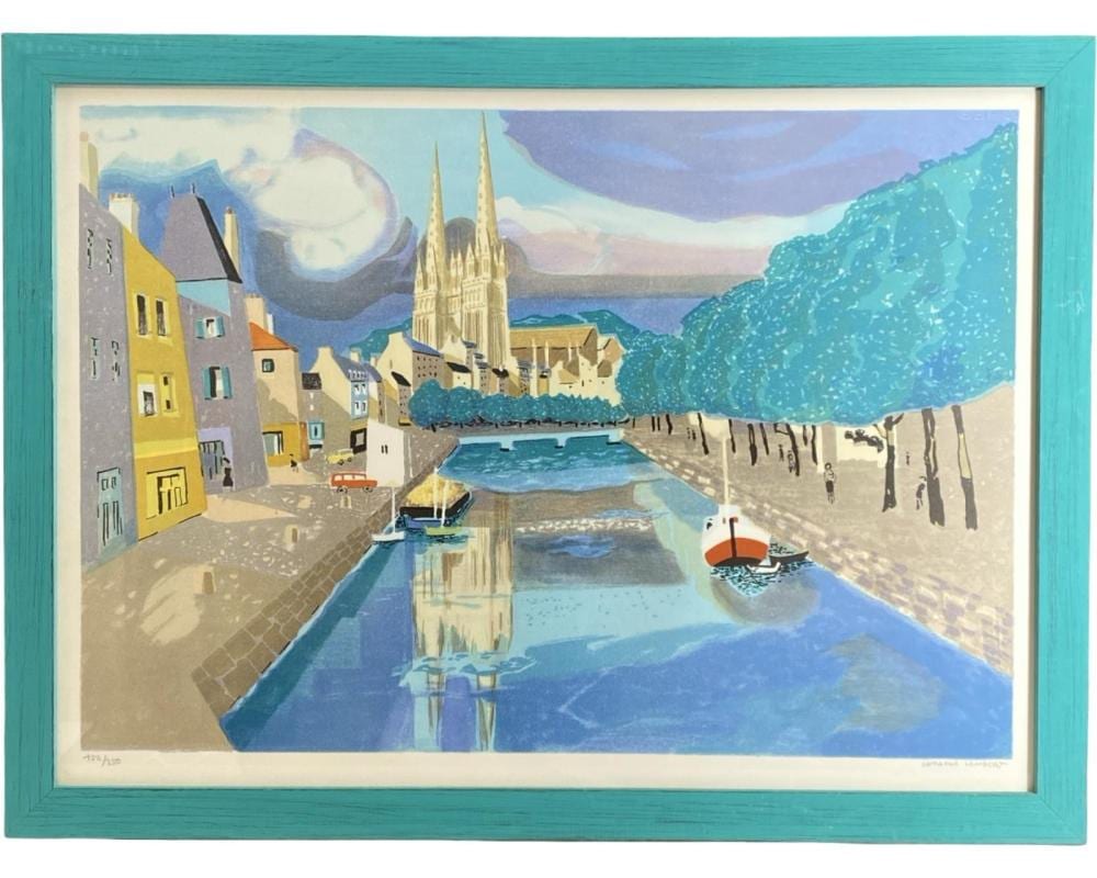 Georges Lambert comparable auction result: georges lambert signed st malo ii lithograph