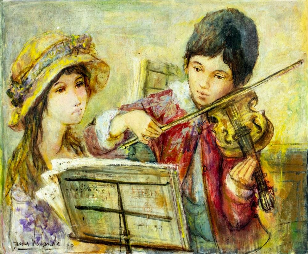 Jacques Lalande comparable auction result: jacques lalande french 1921 2003 oil painting