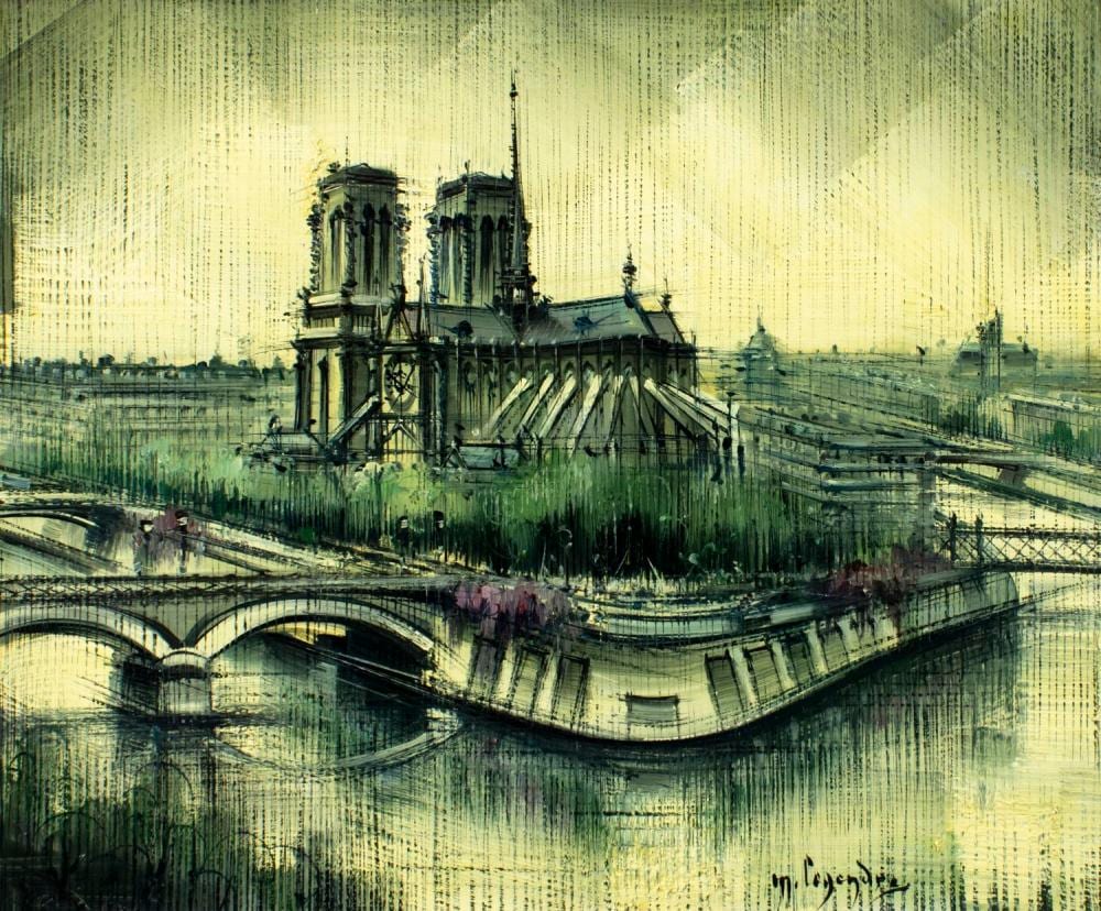 maurice louis legendre france 1928 oil painting · Broward Auction Gallery LLC · 2026-04-12 Maurice Legendre comparable auction result: maurice louis legendre france 1928 oil painting