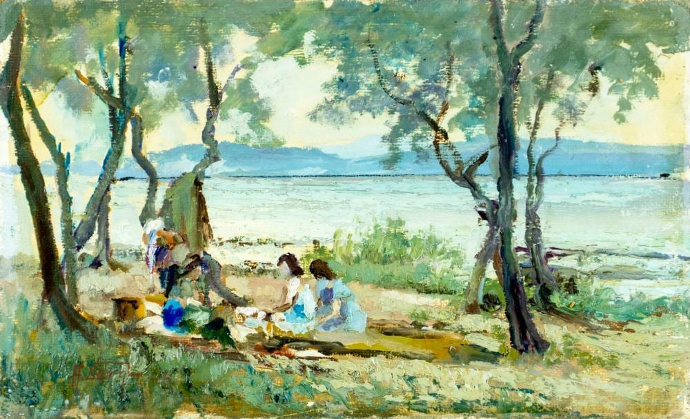 Arturo Verni comparable auction result: arturo verni italy 1891 1960 oil painting