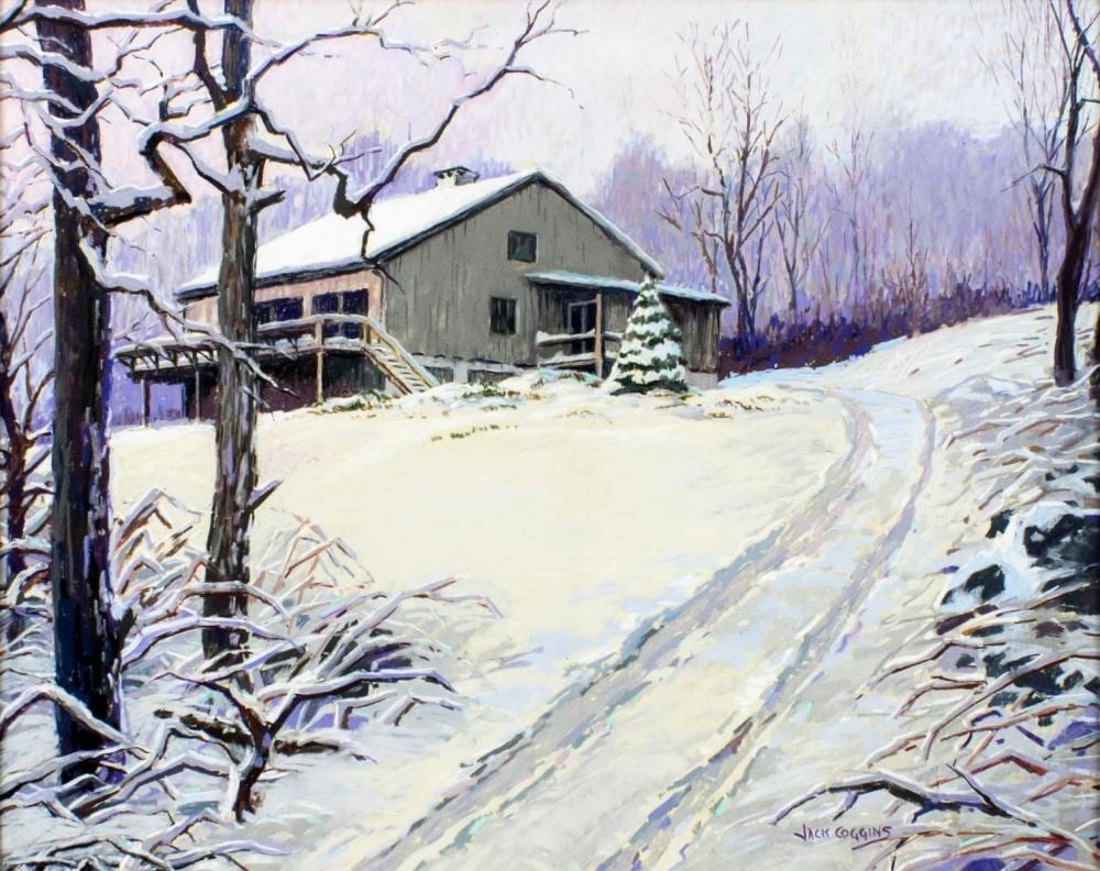 Jack Banham Coggins comparable auction result: jack coggins ny pa uk 1911 2006 pastel painting