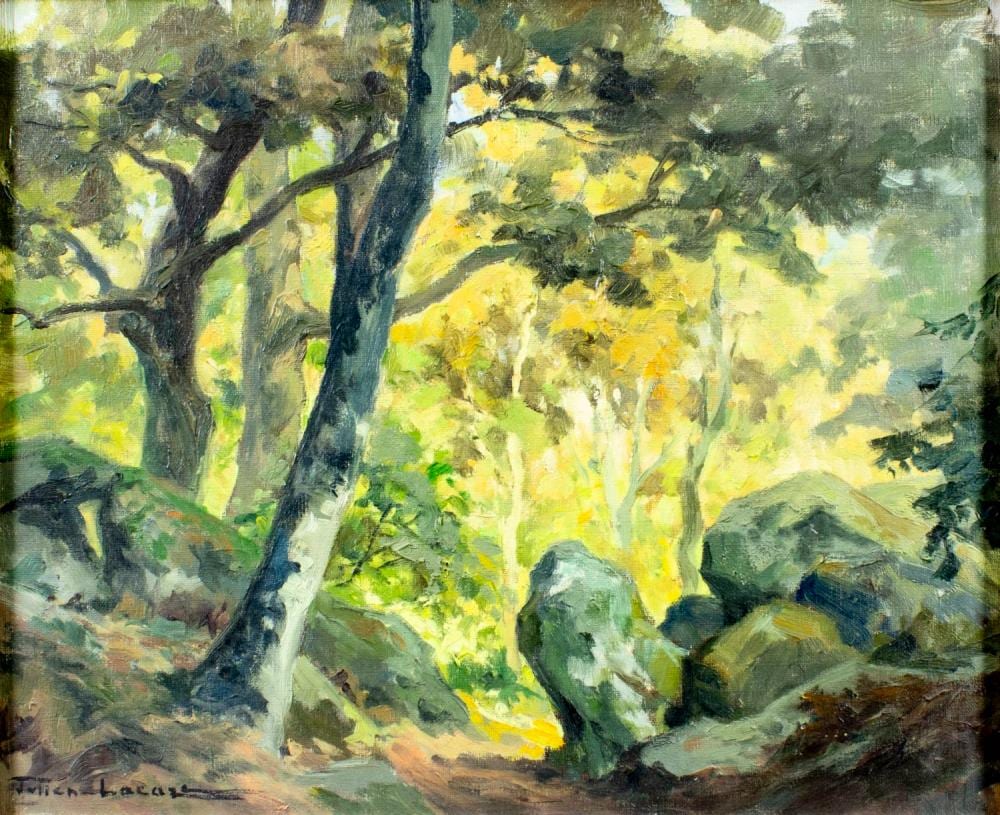 Julien Lacaze comparable auction result: julien lacaze france 1886 1971 oil painting