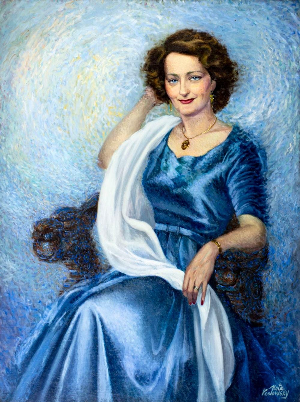 Nota Koslowsky comparable auction result: nota koslowsky ny poland 1906 1972 oil painting