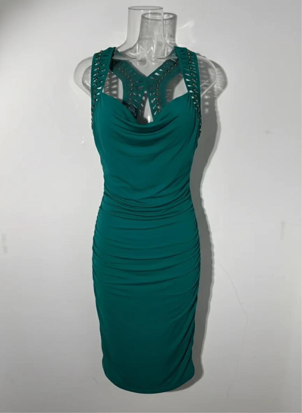 Alice Rey Colaço comparable auction result: alice dress back cross straps with gold tone beads
