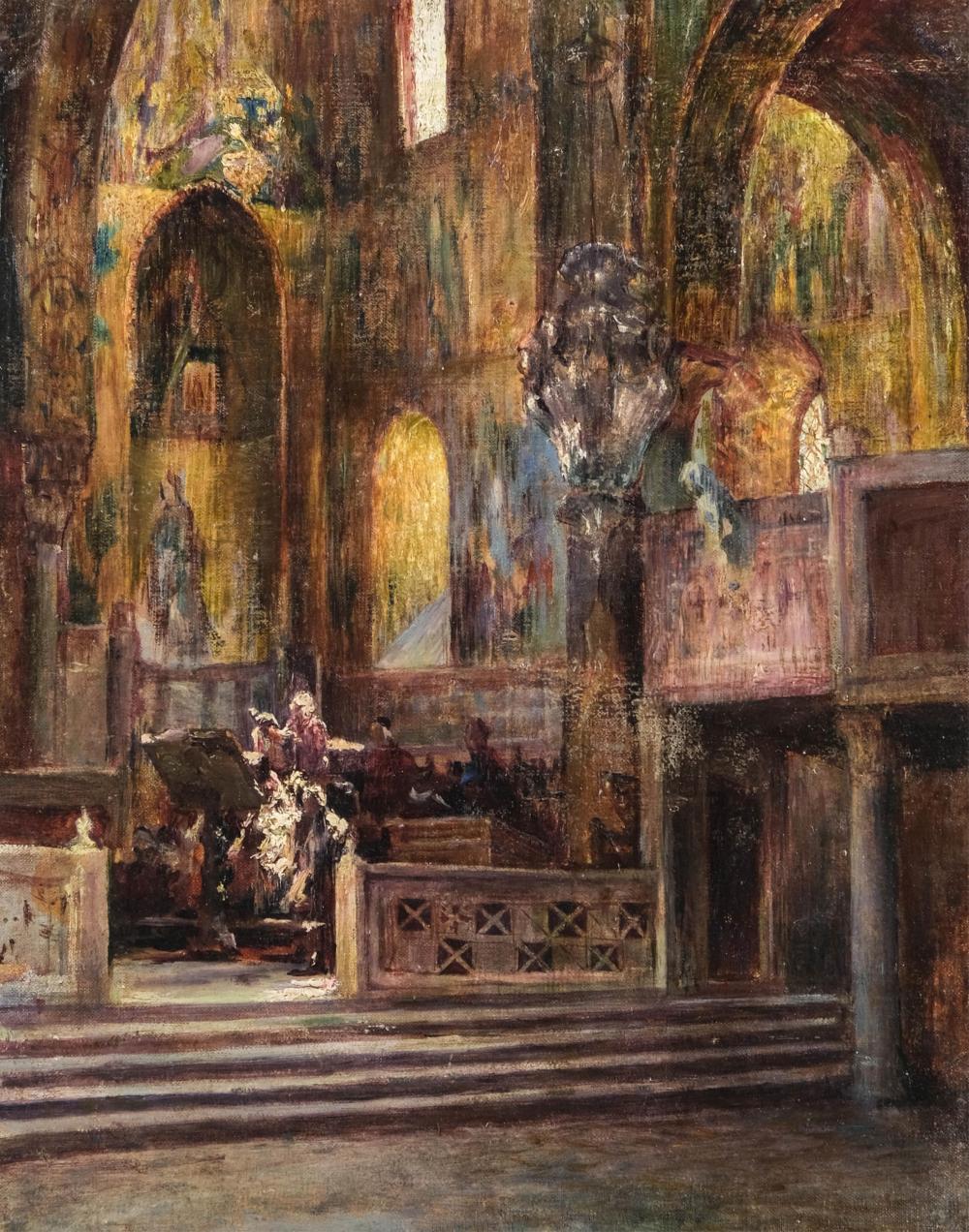 henri le riche oil painting the palatine chapel palermo circa 1900 · Collective Hudson, LLC · 2026-02-08 Henri LeRiche comparable auction result: henri le riche oil painting the palatine chapel palermo circa 1900