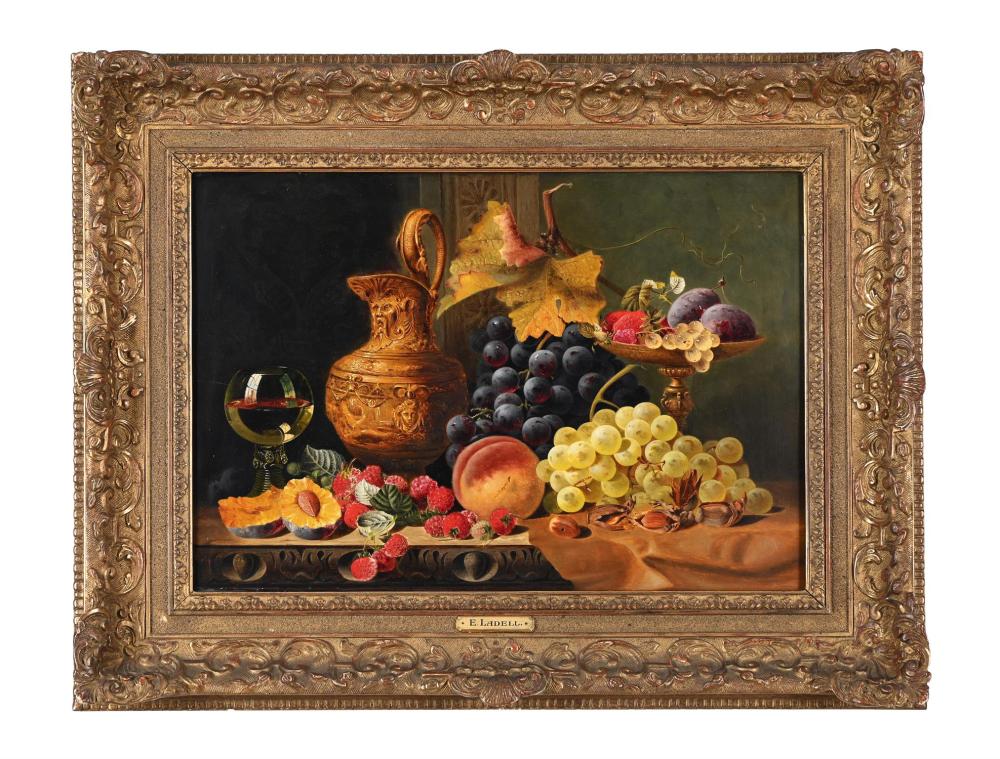 edward ladell british 1821 1886 still life of fruit and nuts with a glass · Dreweatts 1759 Fine Sales · 2026-02-10 Edward Ladell comparable auction result: edward ladell british 1821 1886 still life of fruit and nuts with a glass