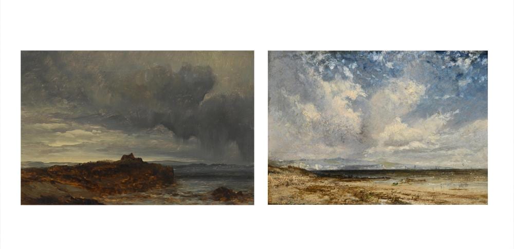 John Milne Donald comparable auction result: john milne donald scottish 1819 1866 morning and evening