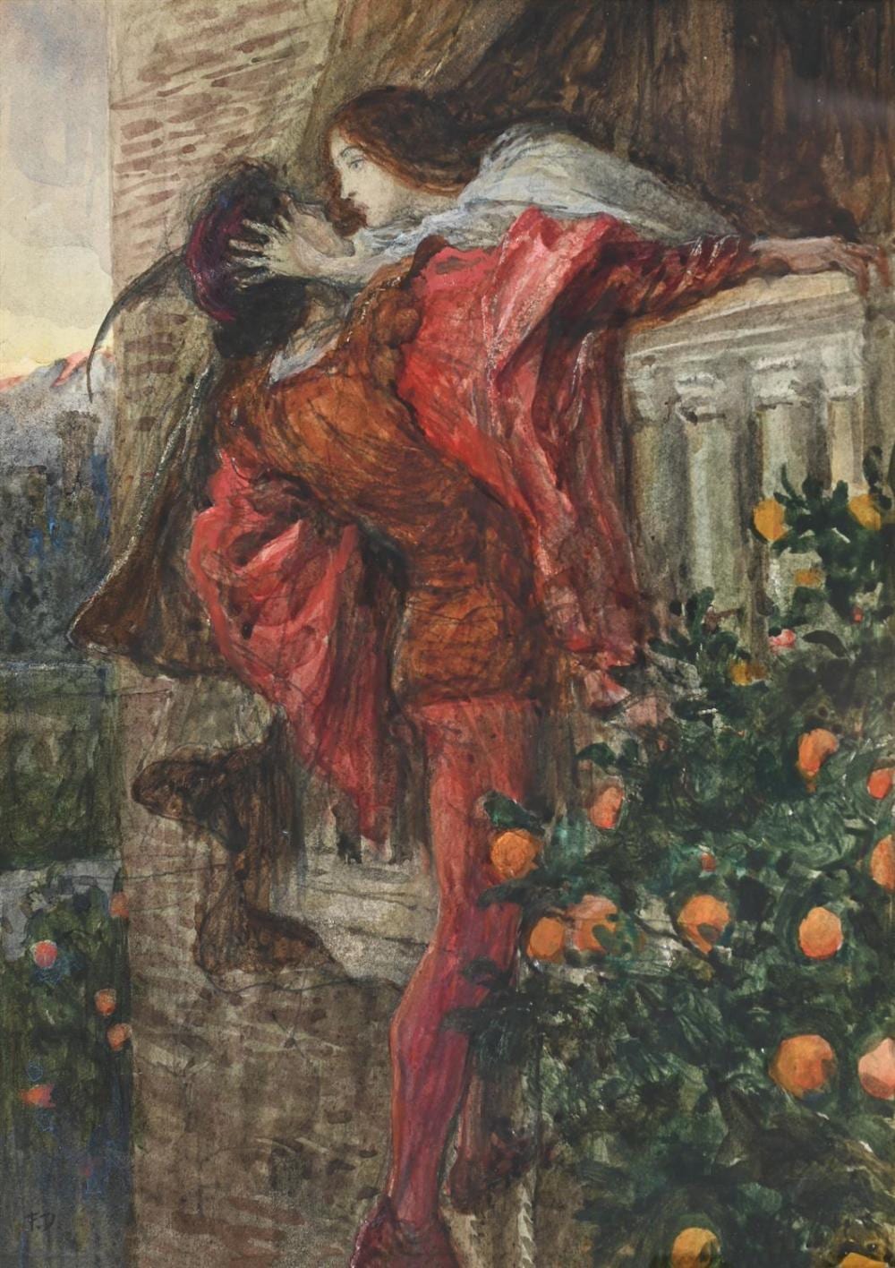 frank dicksee british 1853 1928 romeo and juliet · Dreweatts 1759 Fine Sales · 2026-02-10 Frank Dicksee comparable auction result: frank dicksee british 1853 1928 romeo and juliet