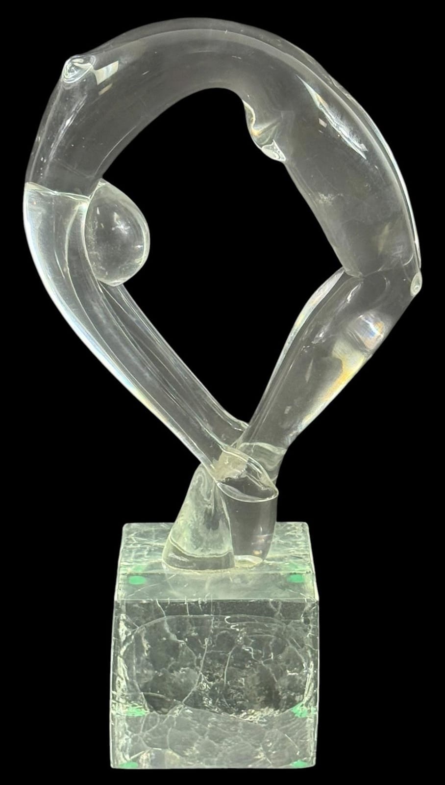Renato Anatra comparable auction result: renato anatra the dancer murano glass sculpture