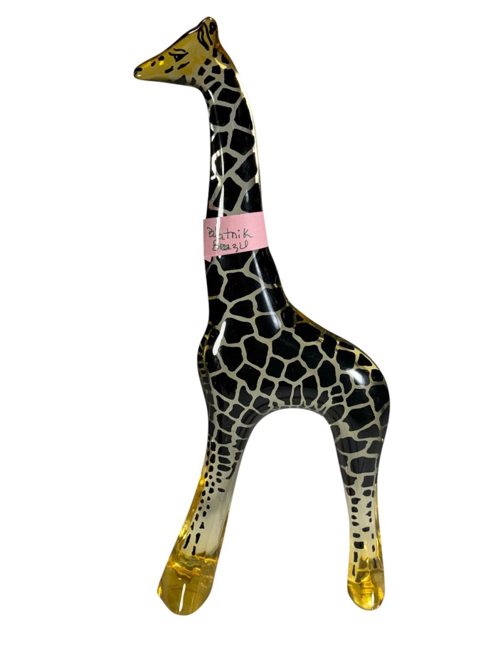Abraham Palatnik comparable auction result: abraham palatnik brazil acrylic giraffe sculpture