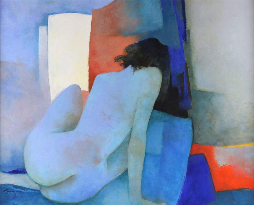claude gaveau french 1940 2021 le mod le oil painting on canvas · Market Auctions · 2026-02-04 Claude Gaveau comparable auction result: claude gaveau french 1940 2021 le mod le oil painting on canvas