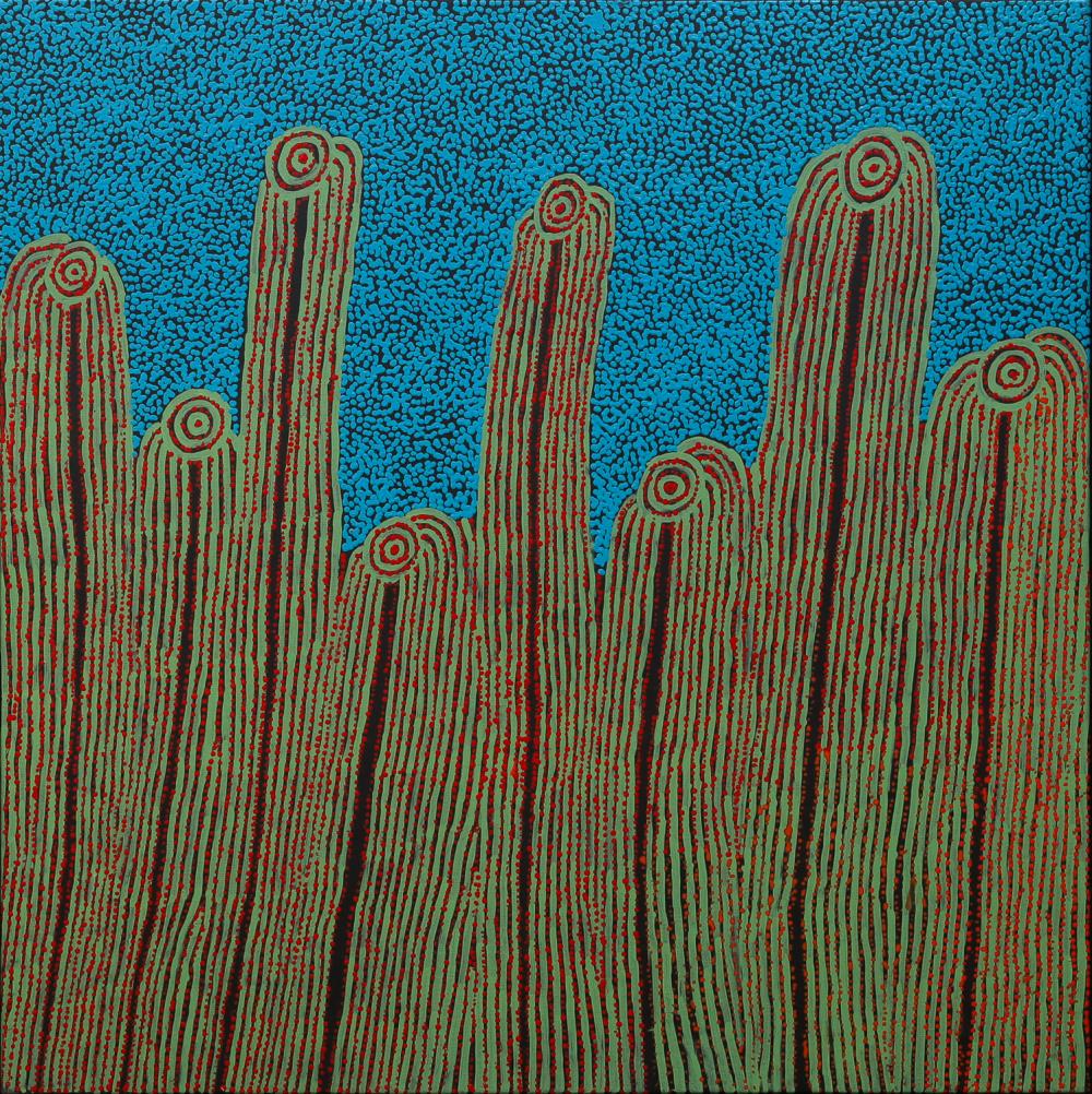 glenys gibson napaltjarri women s ceremony acrylic on linen 99cm x 100cm · Ozbid Auctions · 2026-01-26 Glenys Gibson Napaltjarri comparable auction result: glenys gibson napaltjarri women s ceremony acrylic on linen 99cm x 100cm