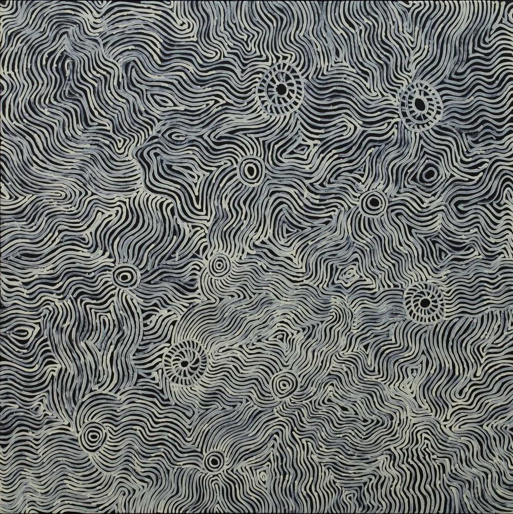 glenys gibson napaltjarri women s ceremony acrylic on linen 101cm x 102cm · Ozbid Auctions · 2026-01-26 Glenys Gibson Napaltjarri comparable auction result: glenys gibson napaltjarri women s ceremony acrylic on linen 101cm x 102cm