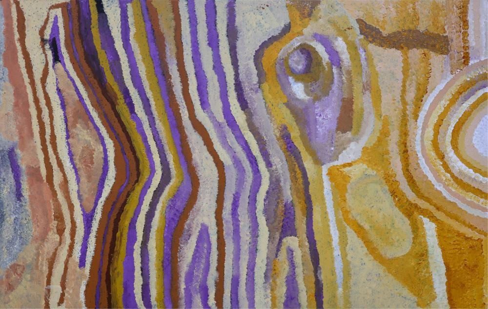 Lorna Ward Napanangka comparable auction result: lorna ward napanangka my country acrylic on canvas 100cm x 157cm