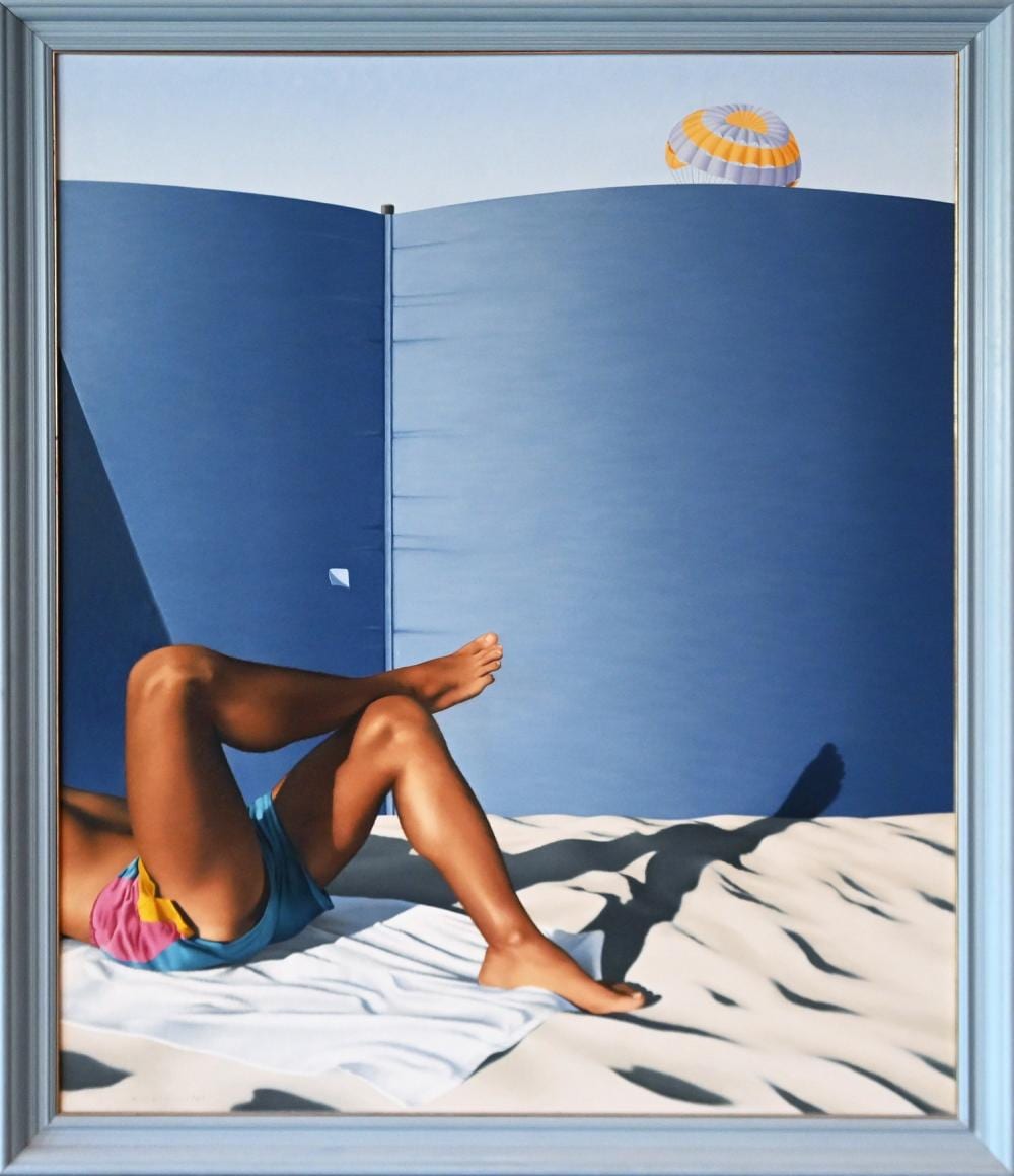 Ross Watson comparable auction result: ross watson bather mykonos 1989