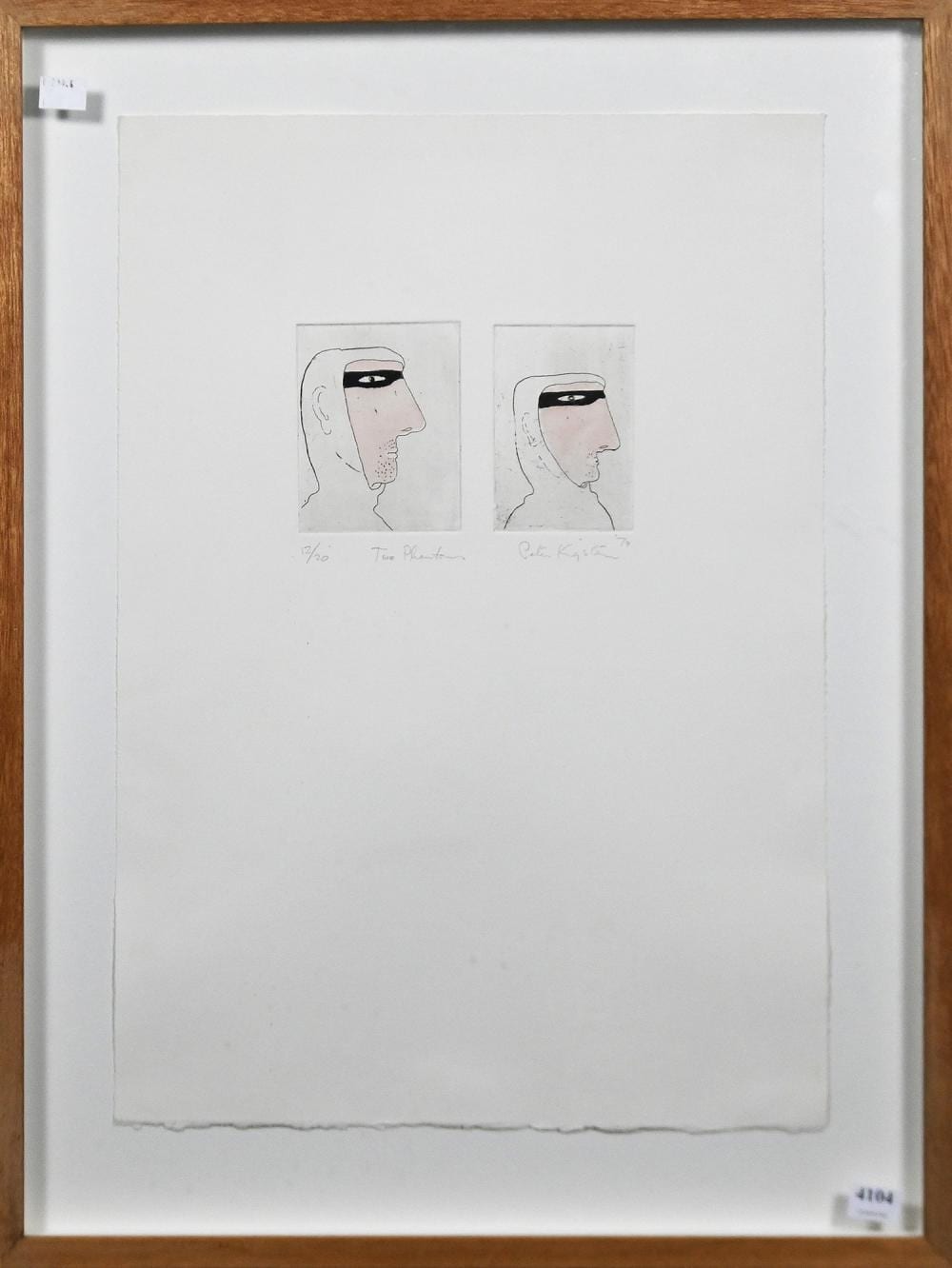 Peter Kingston comparable auction result: peter kingston two phantoms 1979