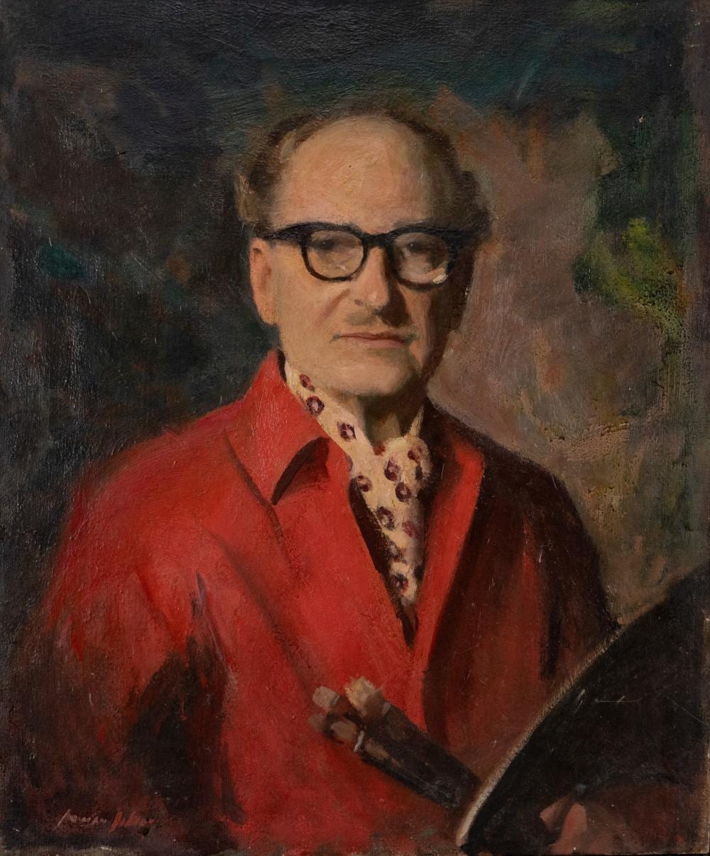 Cowan Dobson comparable auction result: cowan dobson scottish 1894 1980 a self portrait