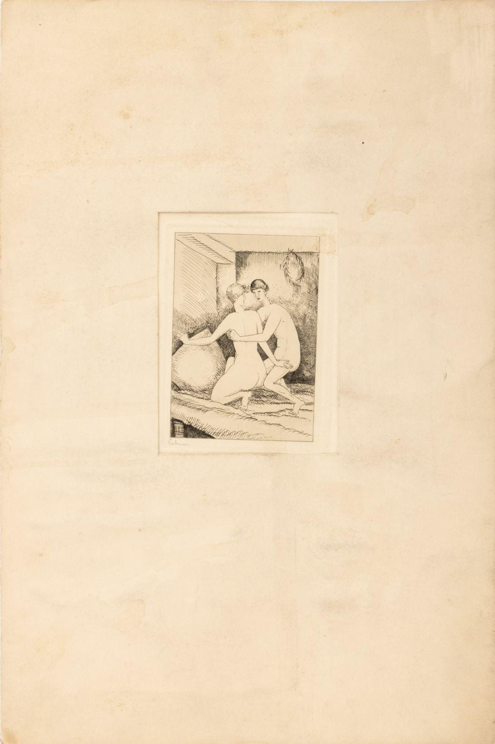 jean emile laboureur ovid amores etching · Auctions at Showplace · 2026-03-26 Jean Emile Laboureur comparable auction result: jean emile laboureur ovid amores etching