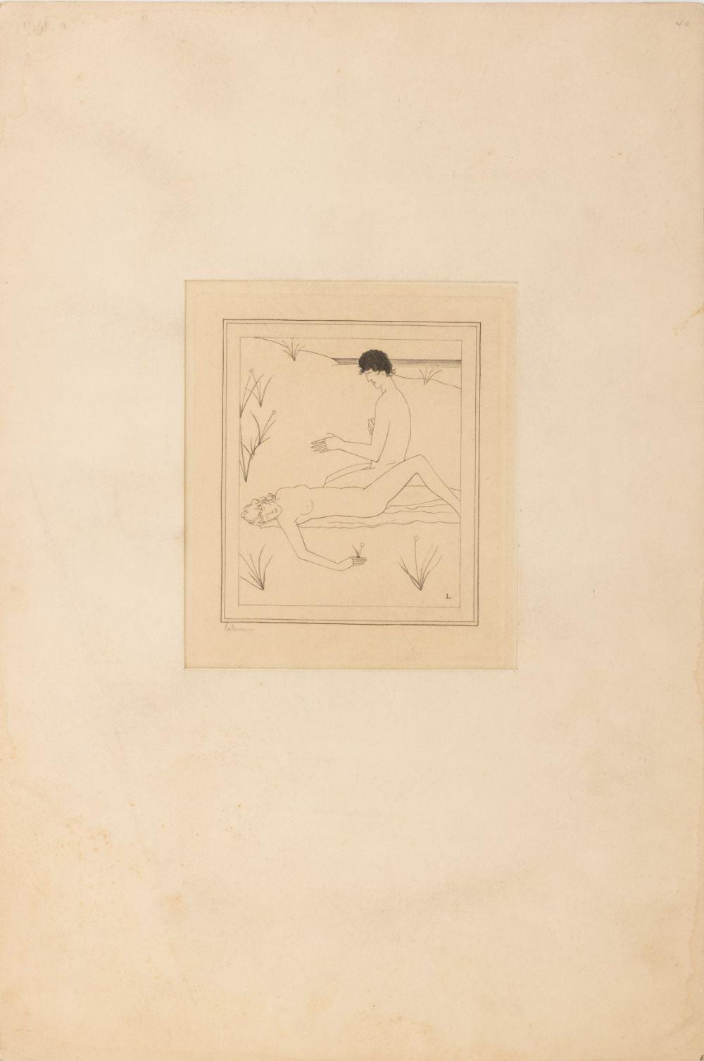 jean emile laboureur daphnis and chole etching · Auctions at Showplace · 2026-03-26 Jean Emile Laboureur comparable auction result: jean emile laboureur daphnis and chole etching