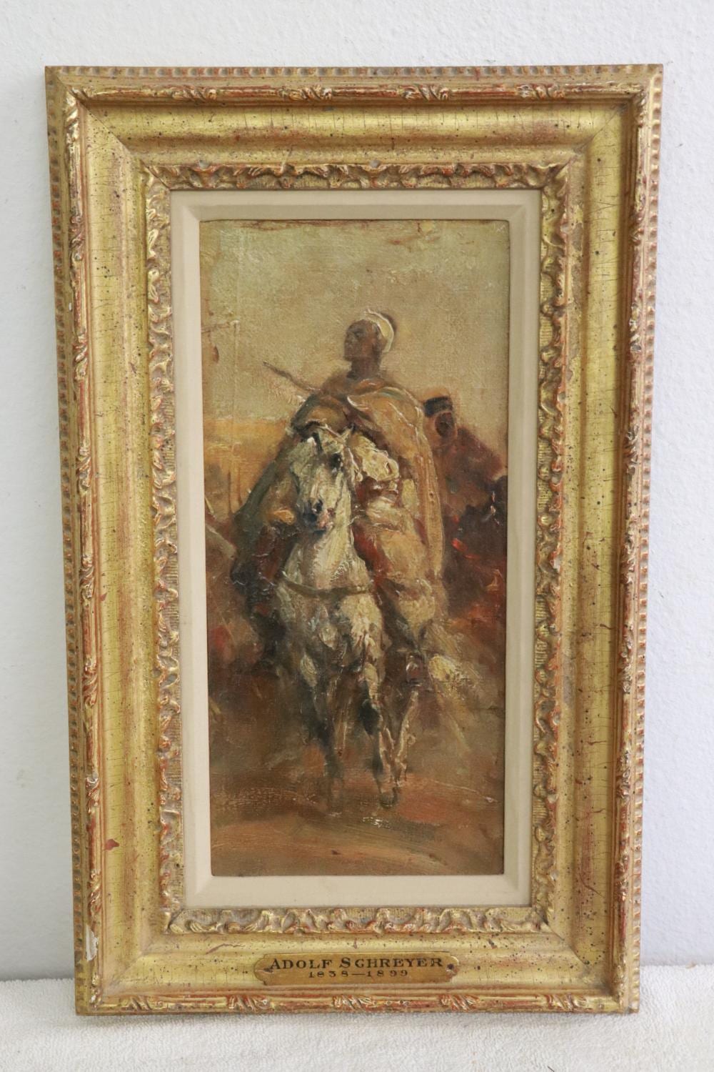 oil on panel attributed to adolf schreyer · International Auction Gallery · 2026-02-02 Adolf Schreyer comparable auction result: oil on panel attributed to adolf schreyer