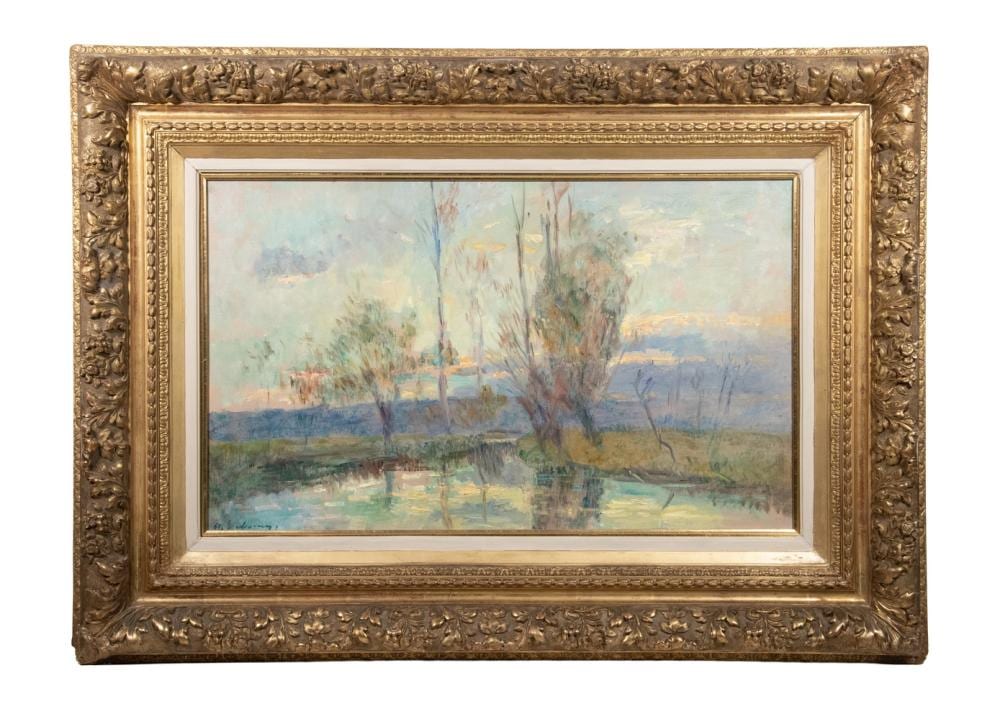 albert marie lebourg france 1849 1928 · Thomaston Place Auction Galleries · 2026-02-21 Albert Marie Lebourg comparable auction result: albert marie lebourg france 1849 1928
