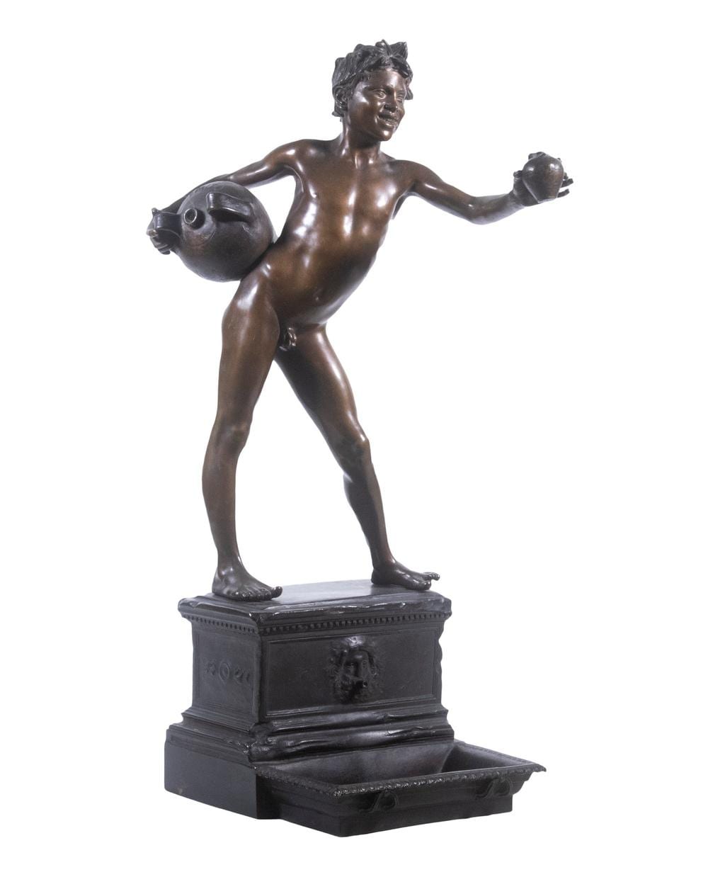 Vincenzo Gemito comparable auction result: vincenzo gemito italy 1852 1929 bronze fountainhead