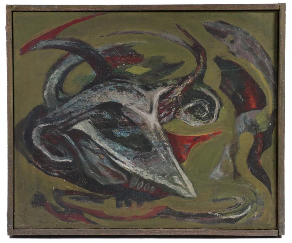 Denny Sonke Winters comparable auction result: denny sonke winters ny ca me mi mexico 1905 1985