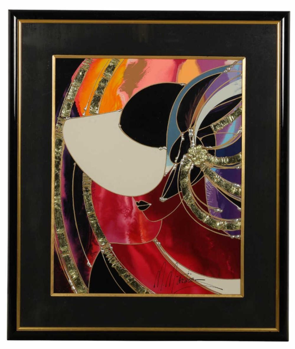Matiros Manoukian comparable auction result: martiros manoukian b 1947 embellished serigraph