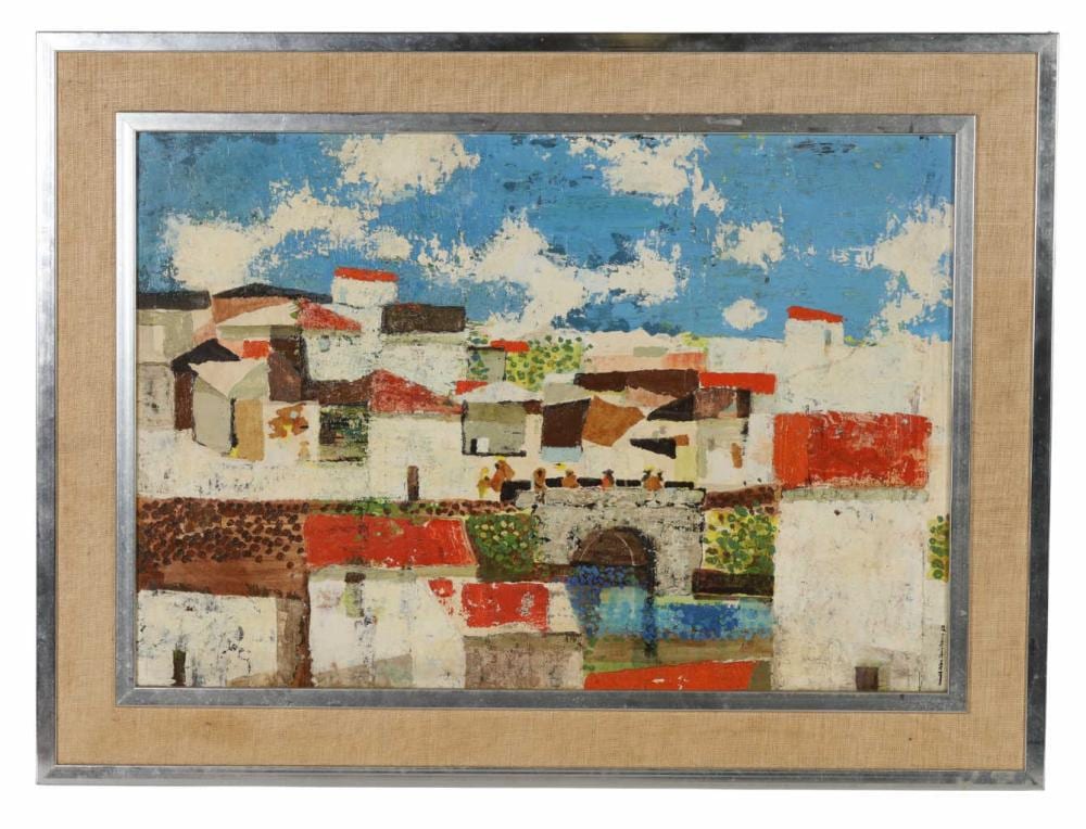 Ronald Julius Christensen comparable auction result: ronald julius christensen 1923 1999 oil painting