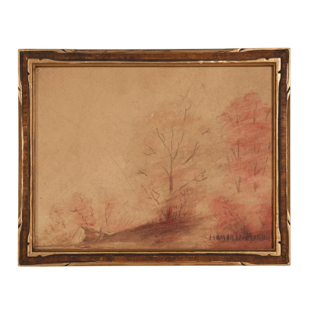 Homer Dodge Martin comparable auction result: homer dodge martin 1836 1897 watercolor painting