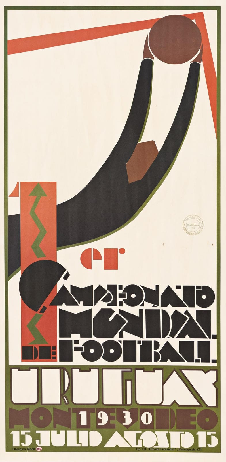 Guillermo Laborde comparable auction result: guillermo laborde 1er campeonato mundial de football uruguay 1930