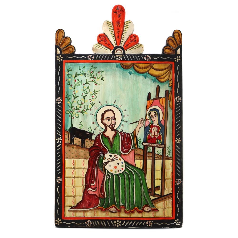Gustavo Victor Goler comparable auction result: gustavo victor goler san lucas retablo c 1996 19 5 x 11