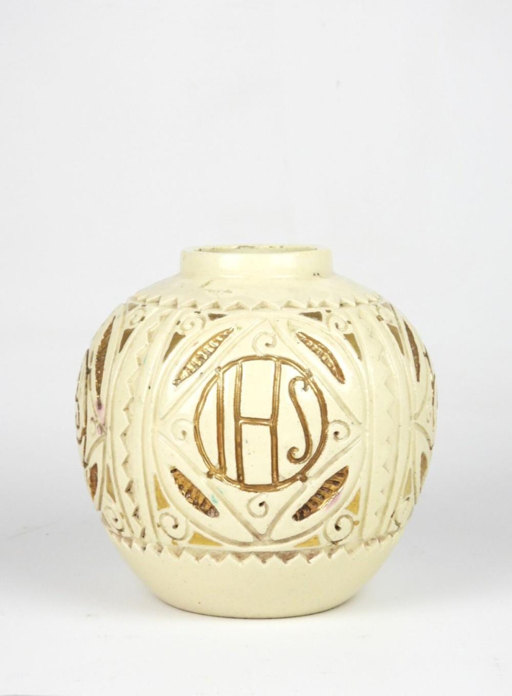 Edmond Lachenal comparable auction result: edmond lachenal 1855 1948 vase boule en c ramique