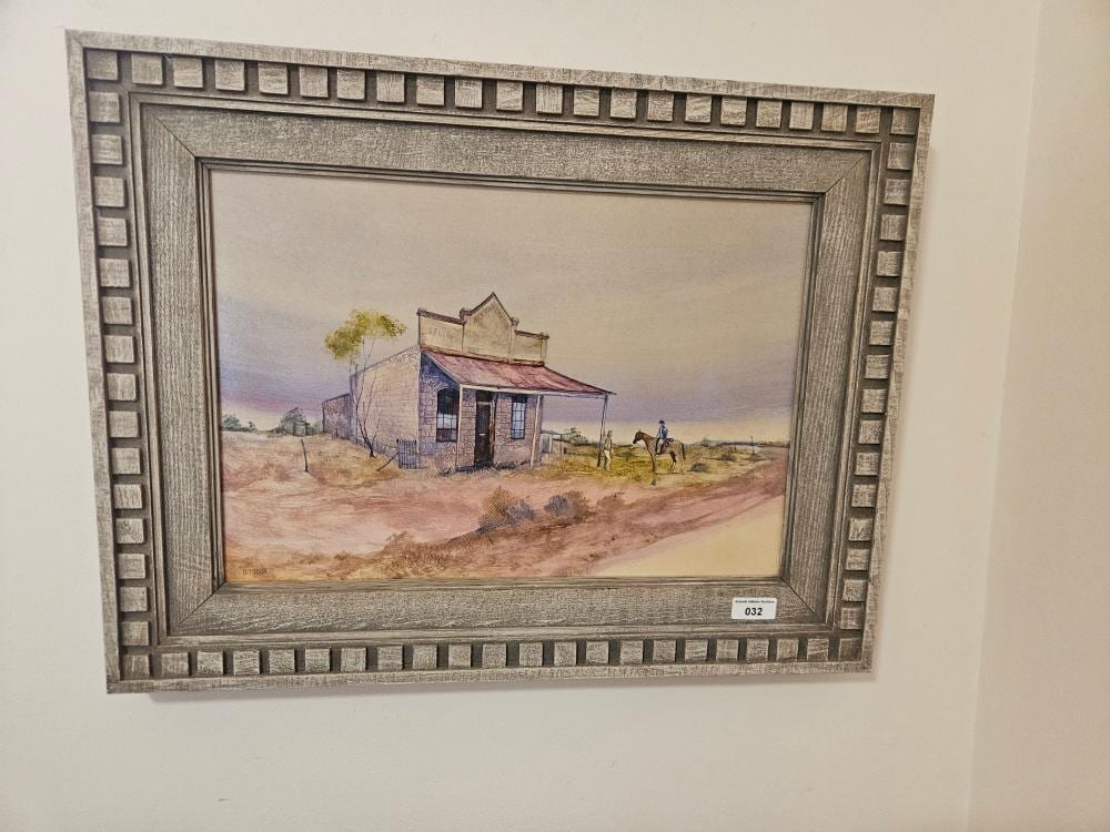 Bruce Malloch comparable auction result: bruce malloch australian 1936 general store o
