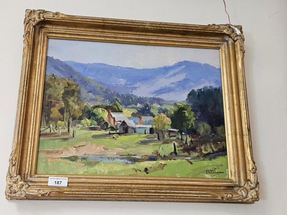 Alfred Coleman comparable auction result: alfred coleman australian 1890 1952 country hom
