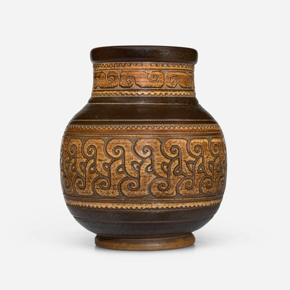 Emile Lenoble comparable auction result: emile lenoble vase