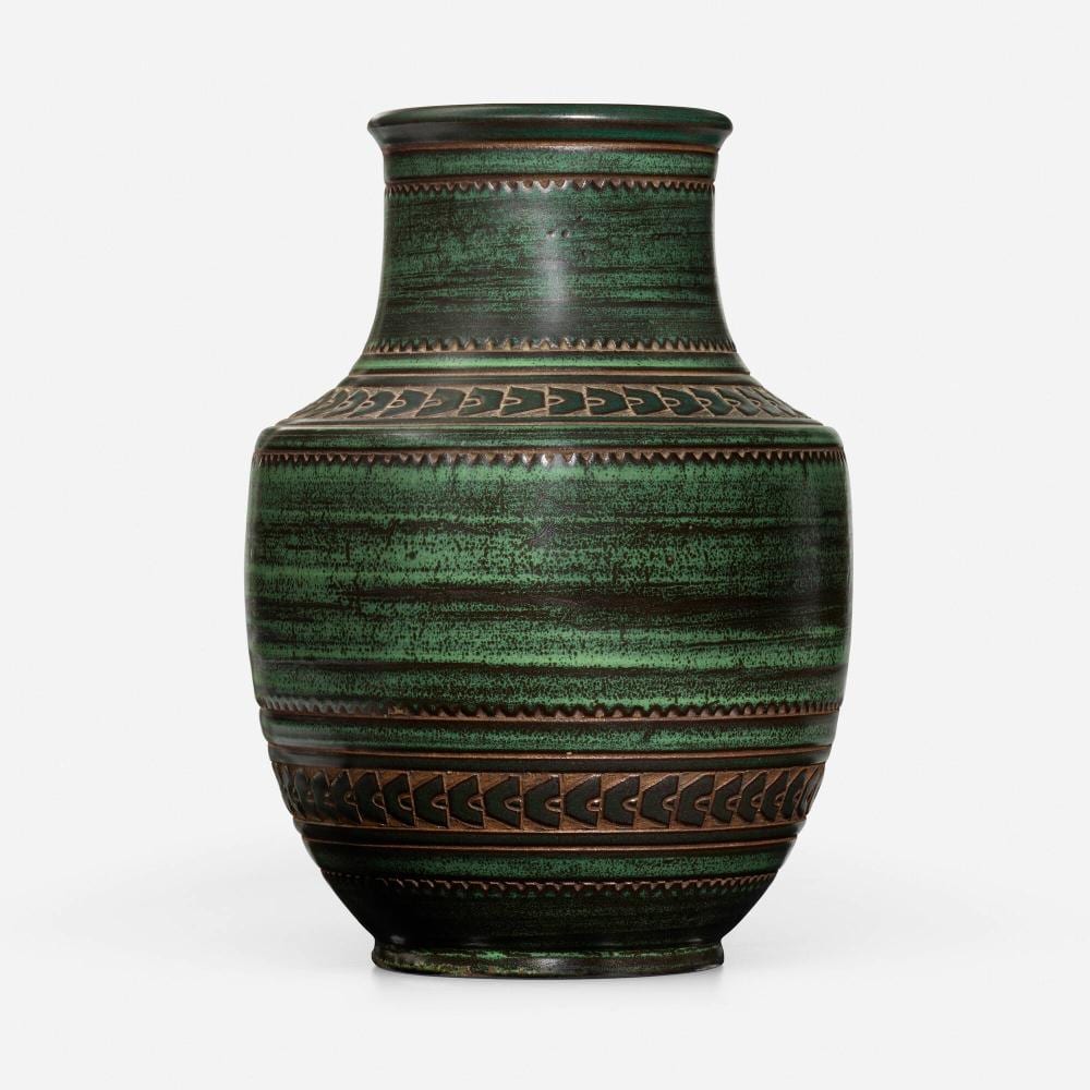 Emile Lenoble comparable auction result: emile lenoble tall vase
