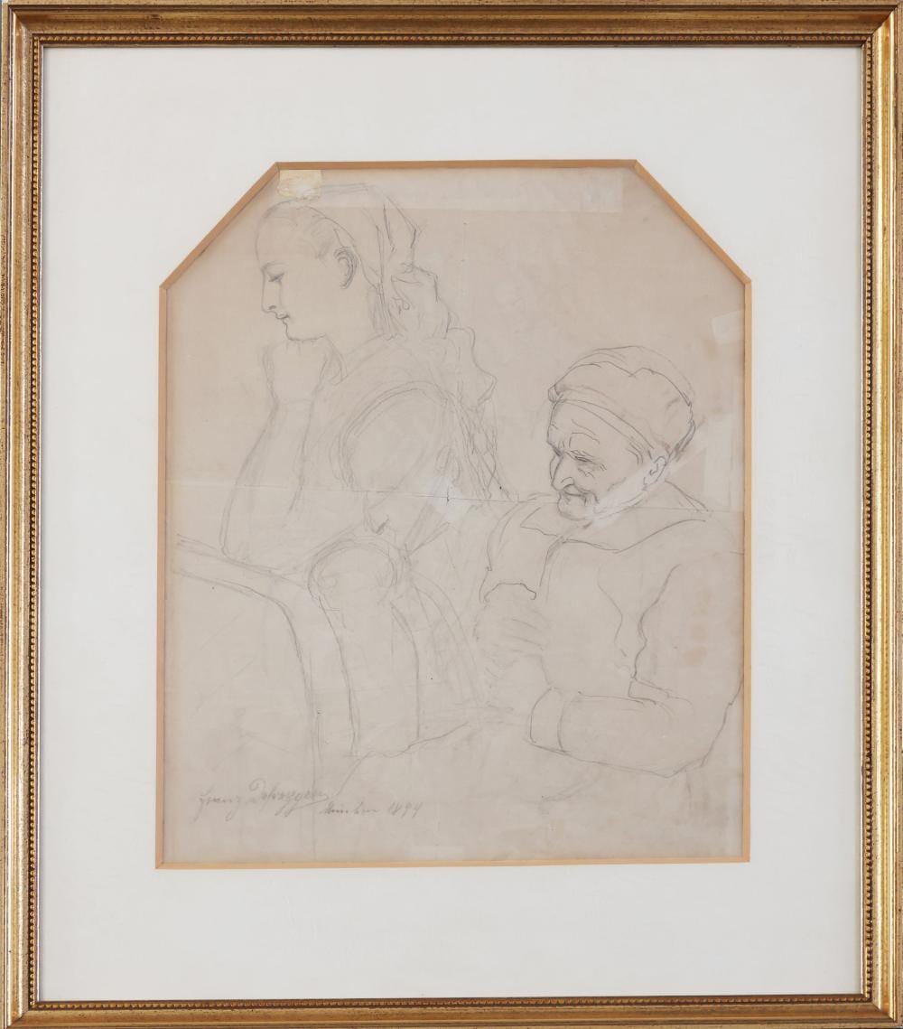 Franz von Defregger comparable auction result: franz von defregger 1835 stronach 1921 m nchen