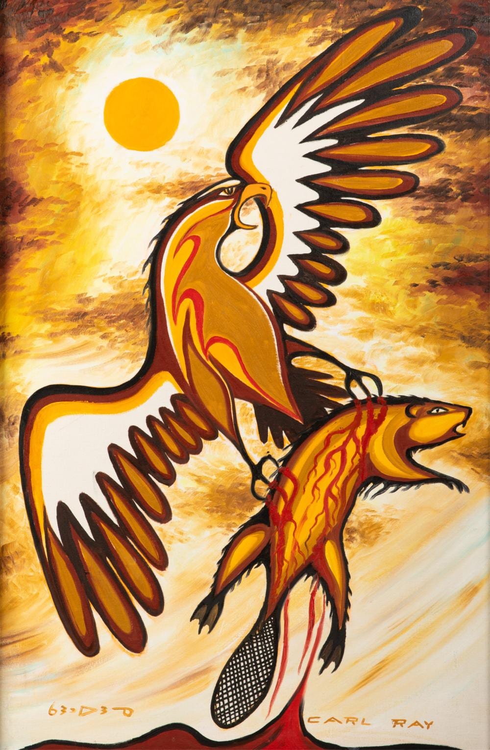 carl ray cree canadian 1943 1978 · A. H. Wilkens Auctions & Appraisals · 2026-02-04 Carl Ray comparable auction result: carl ray cree canadian 1943 1978