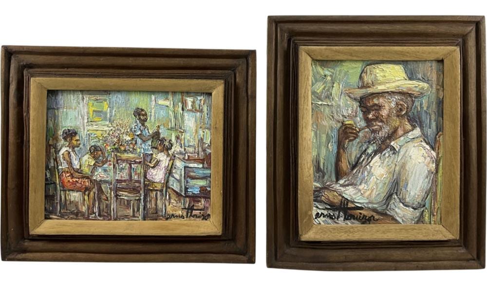 Ernst Louizor comparable auction result: 2 ernst louizor 1938 2011 oil on canvas