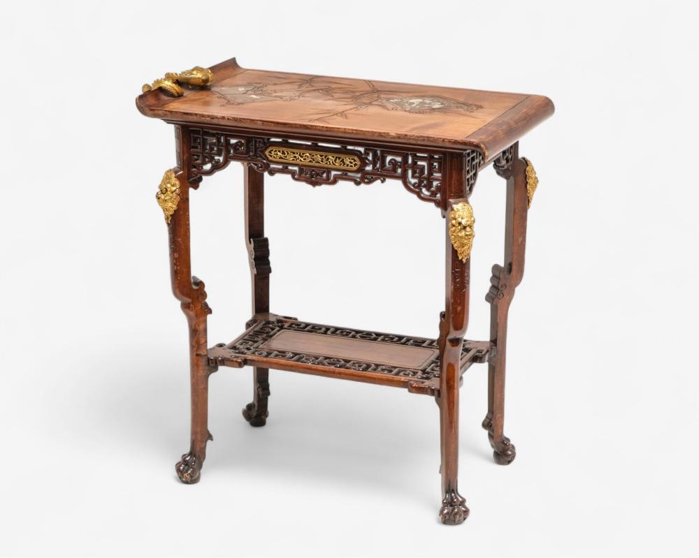 gabriel viardot orientalist tea table bronze mounted engraved and carved circa 1890 · Collective Hudson, LLC · 2026-02-15 Gabriel Viardot comparable auction result: gabriel viardot orientalist tea table bronze mounted engraved and carved circa 1890