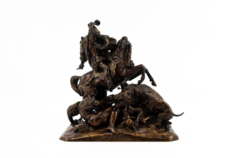 th odore gechter 1796 1844 a large and antique french patinated bronze sculpture group · Ostantix Auctions · 2026-02-25 Théodore Gechter comparable auction result: th odore gechter 1796 1844 a large and antique french patinated bronze sculpture group