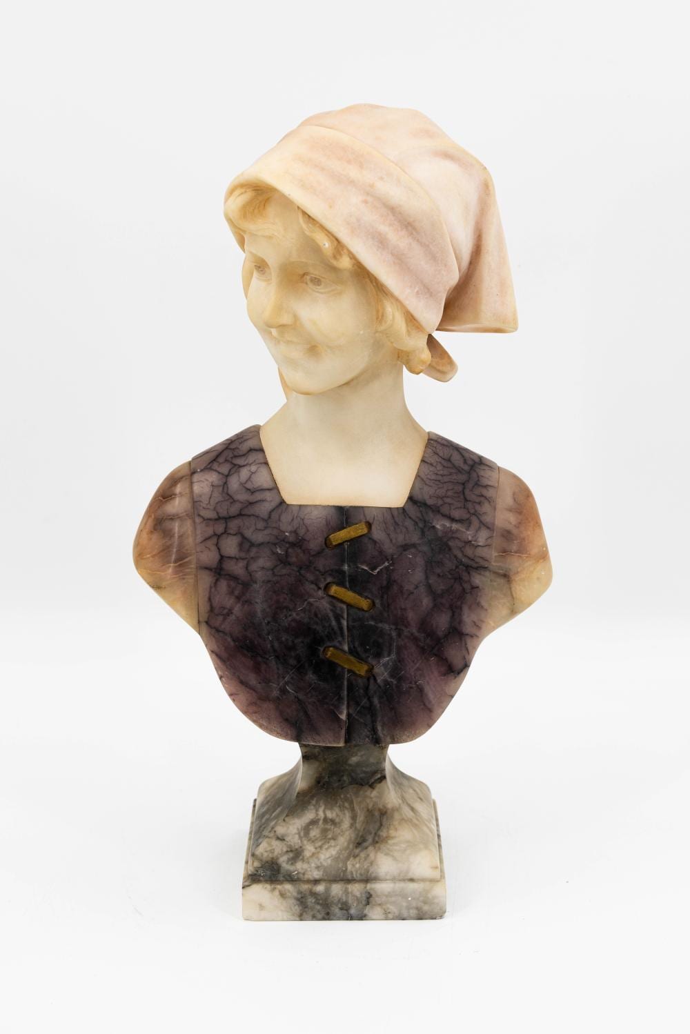 Auguste Henri Carli comparable auction result: auguste henri carli 1868 1930 an antique carved alabaster marble sculpture bust