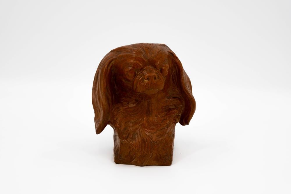 Frans Jochems comparable auction result: frans jochems 1880 1949 an antique terra cotta bust figurine of a king charles spaniel dog