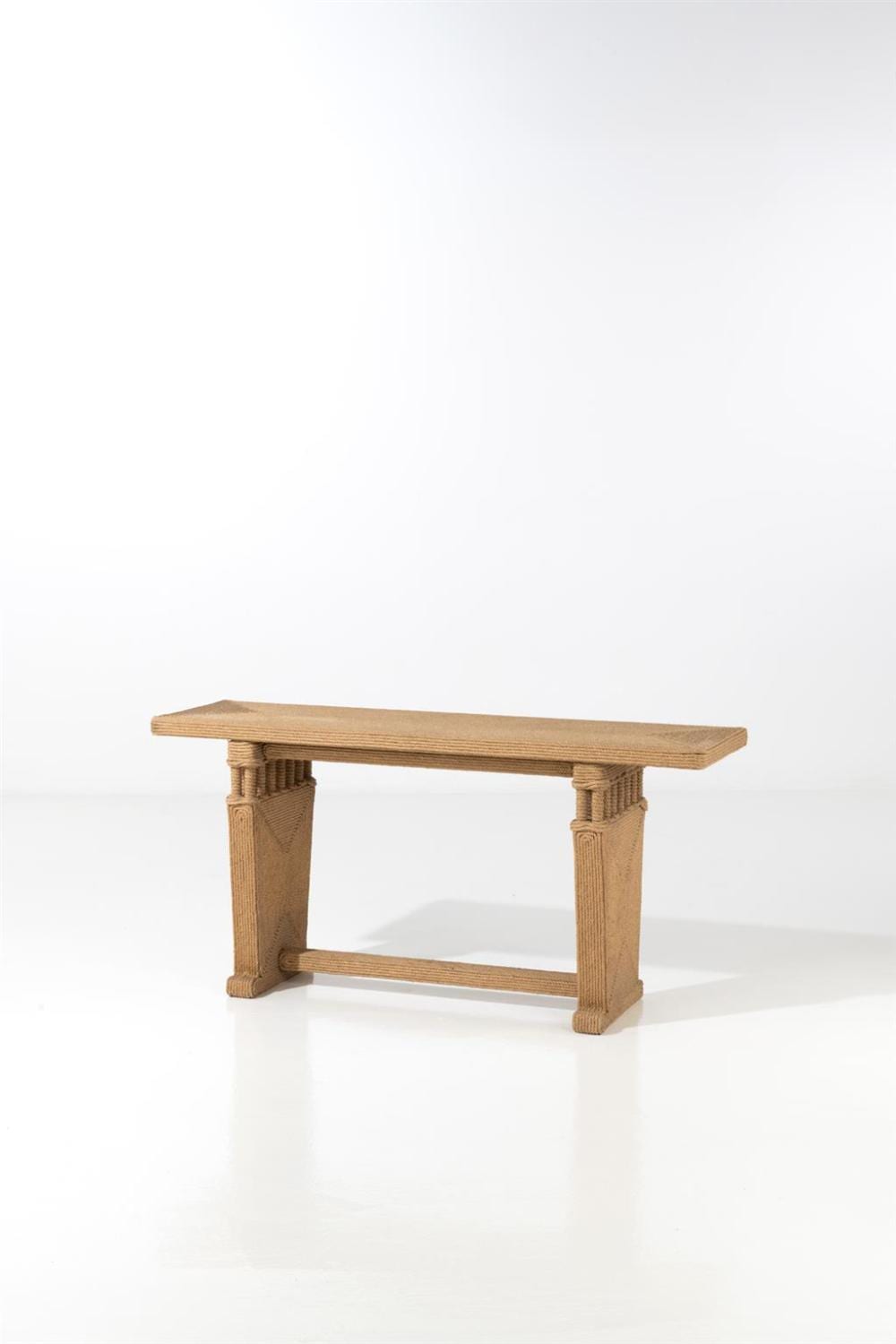 Christian Astuguevieille comparable auction result: christian astuguevieille born 1946 console colore col 1605 model hemp rope signed on a plaque c