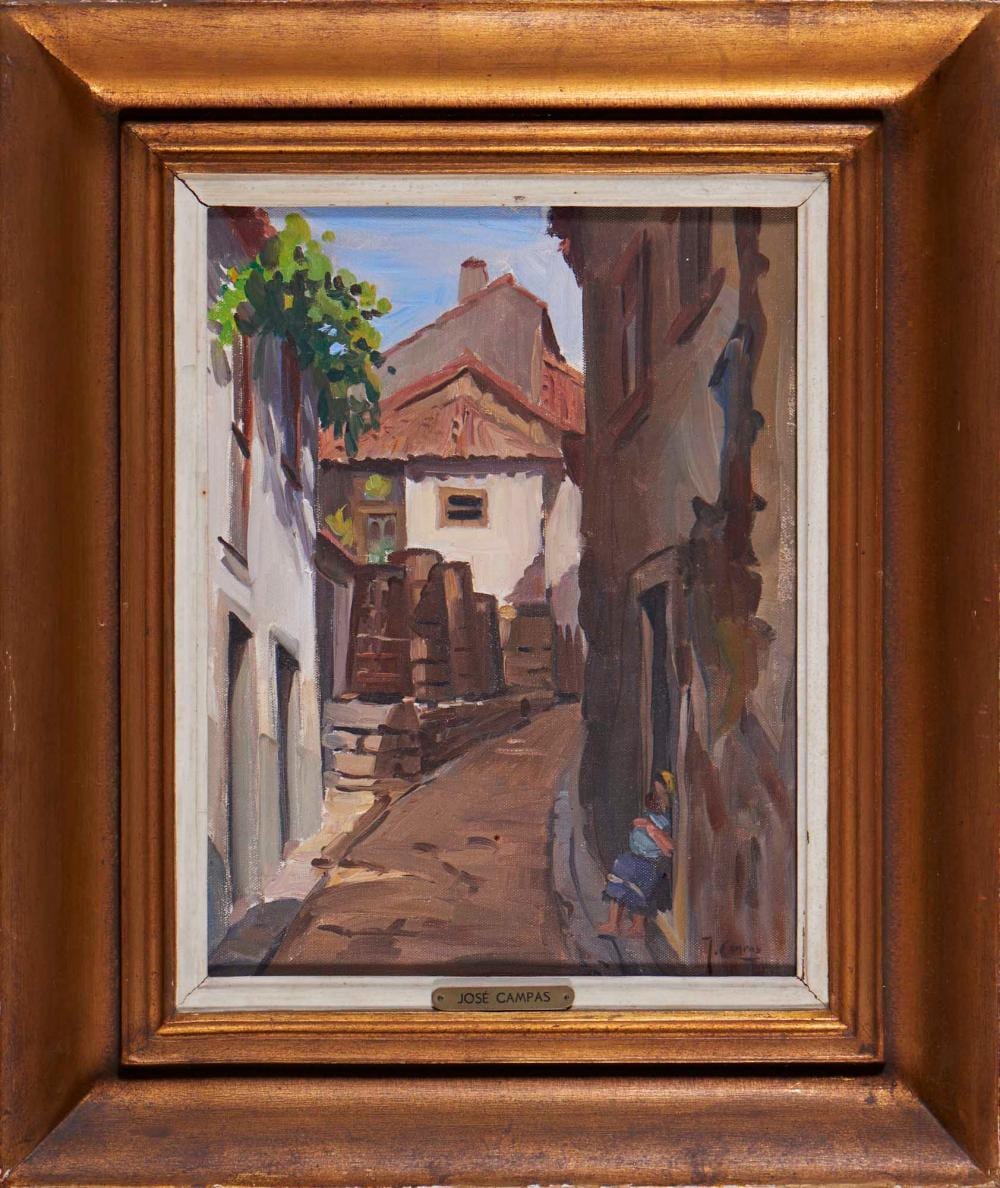 José Campas comparable auction result: jos campas leo s tela s platex 35 x 27 cm