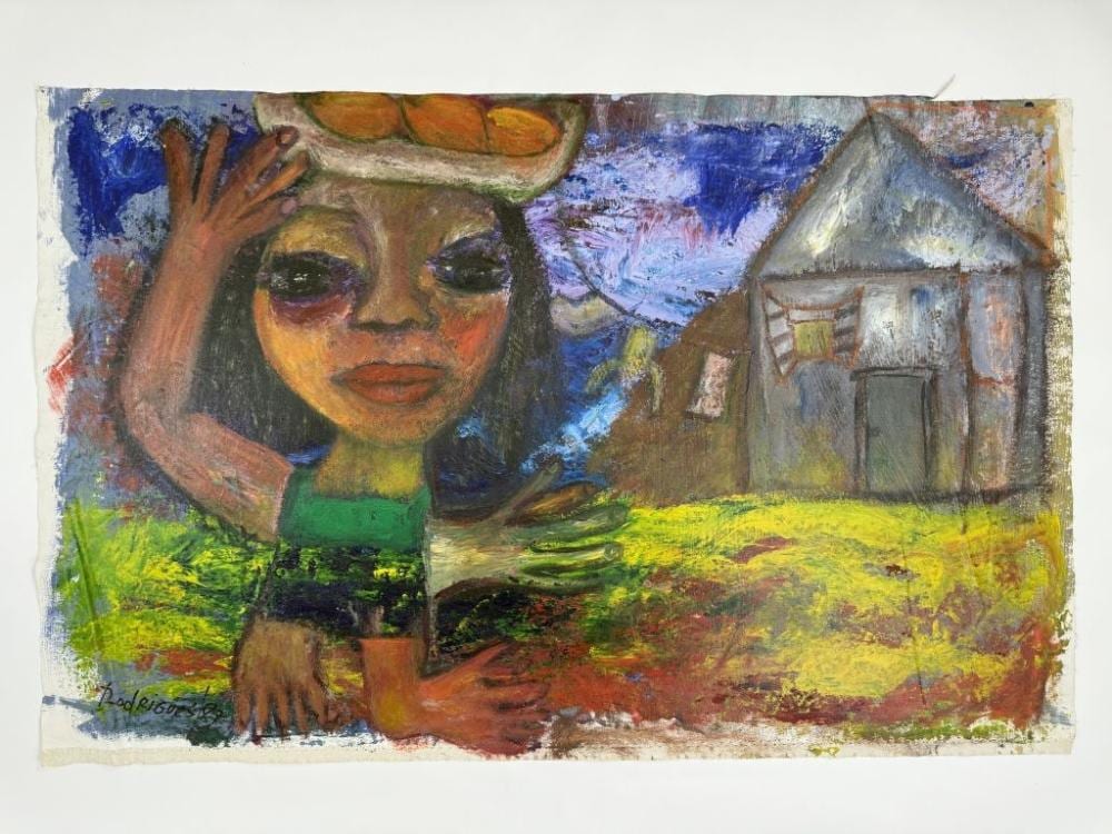 Hegina Rodrigues comparable auction result: hegina rodrigues 20th century oil canvas